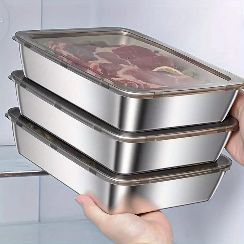 Stainless Steel Baking Oven Trays (3 Sets)
