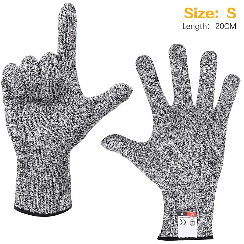 5 Level Safety Anti Cut Work Gloves - Wear Resistant