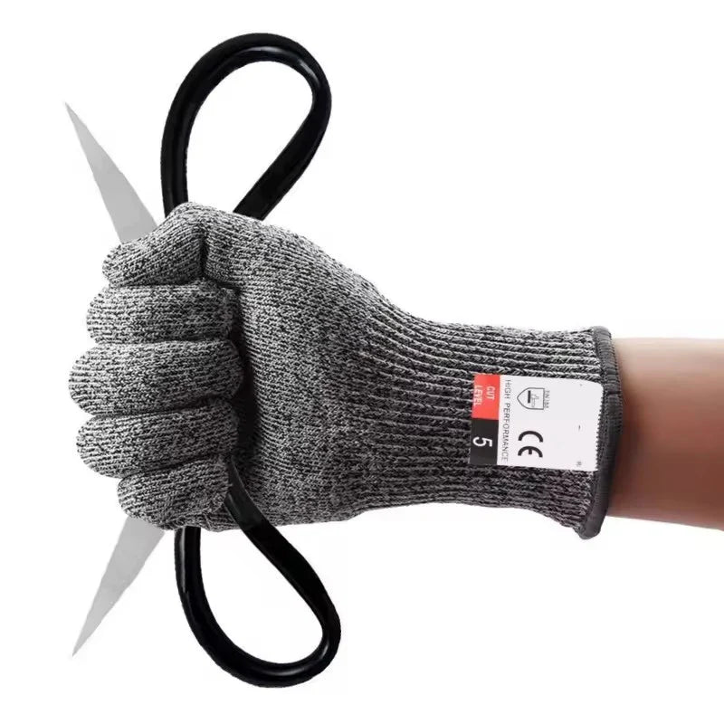5 Level Safety Anti Cut Work Gloves - Wear Resistant
