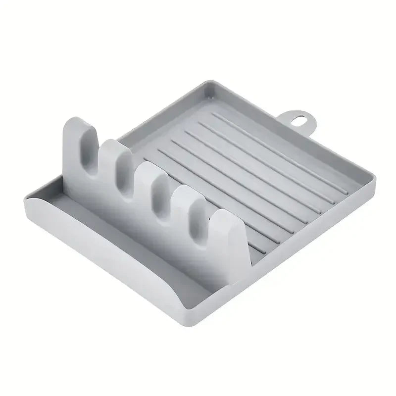 1Pc Paint Brush Rest Holder White Plastic 4 Slots Paintings Brushes Rests Drip Tray Pad