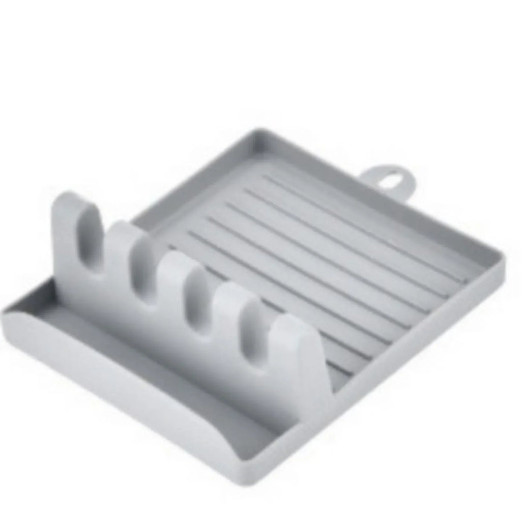 1Pc Paint Brush Rest Holder White Plastic 4 Slots Paintings Brushes Rests Drip Tray Pad