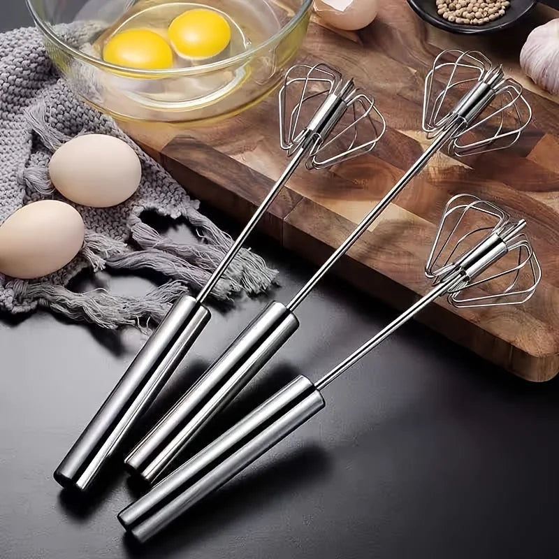Durable Kitchen Egg Whisk – Semi-Automatic Mixer