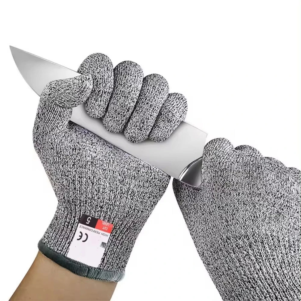5 Level Safety Anti Cut Work Gloves - Wear Resistant