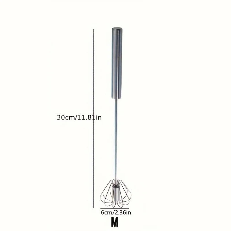Durable Kitchen Egg Whisk – Semi-Automatic Mixer