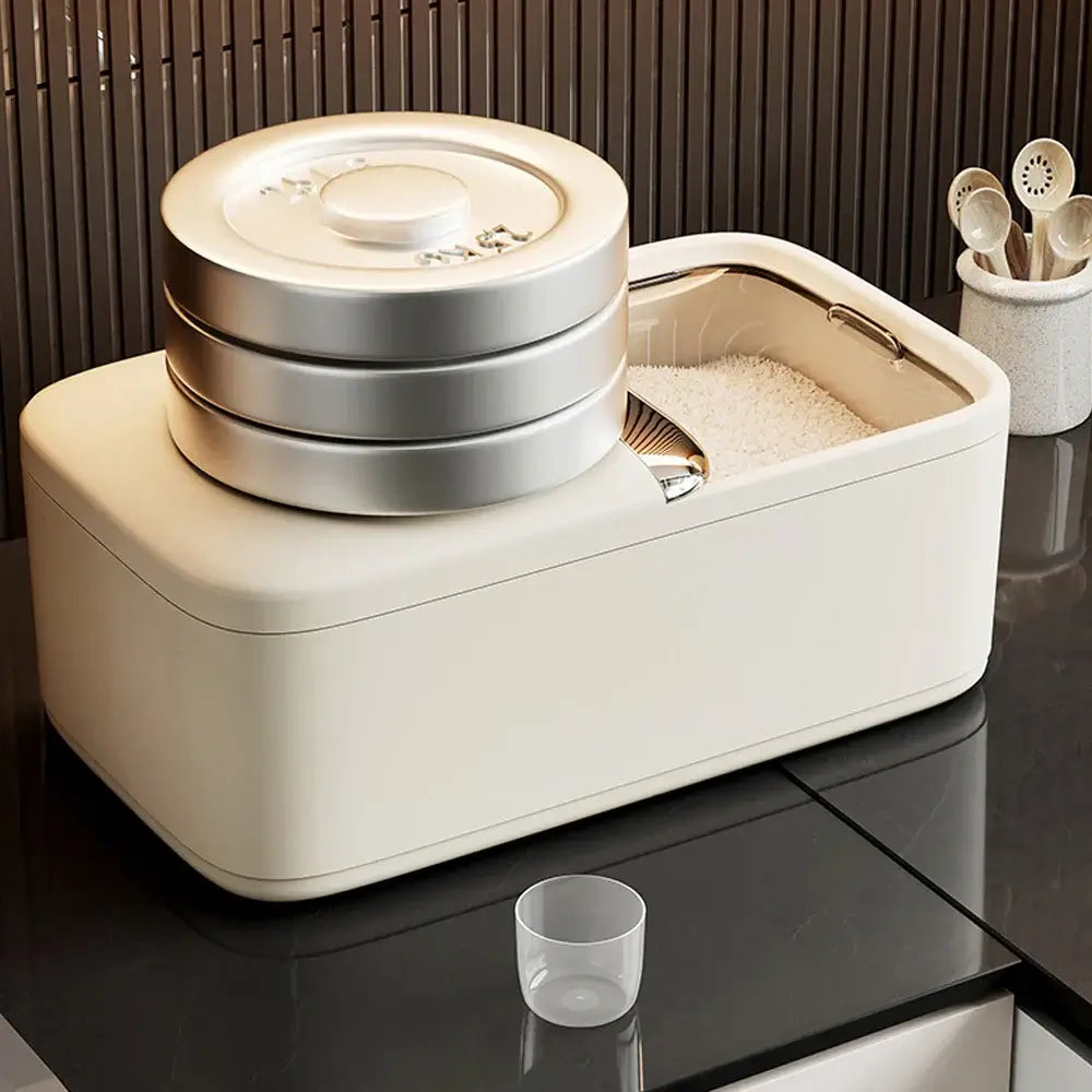 10KG Rice Storage Box Home with Lid Insect Proof