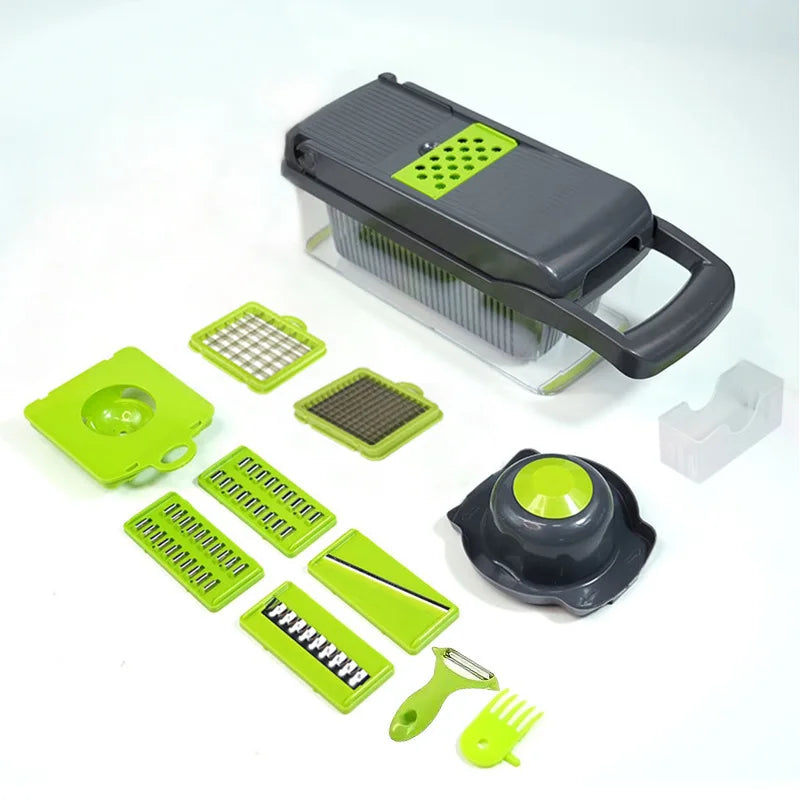 Vegetable Chopper with Container Mandoline Slicer Kitchen Gadget