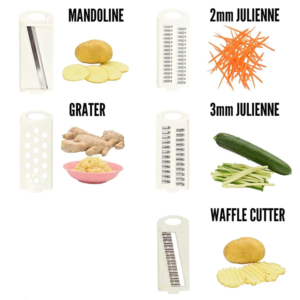 SliceCraft  5-in-1 Mandoline Vegetable Slicer