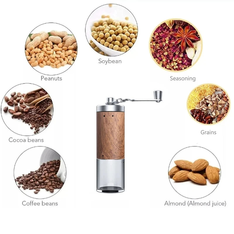 Portable Handheld Stainless Steel Coffee Grinder
