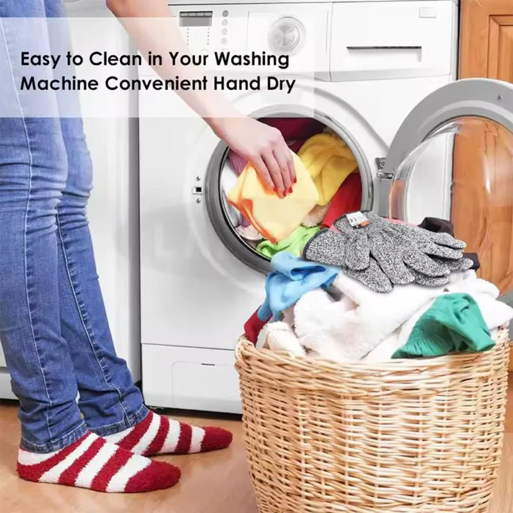 5 Level Safety Anti Cut Work Gloves - Wear Resistant