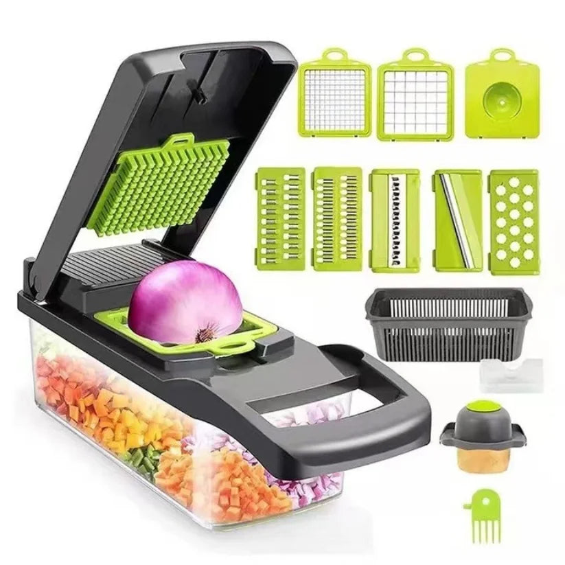 Multifunctional Vegetable Cutter Household Shredder Dicing Machine Kitchen Grater Slicer