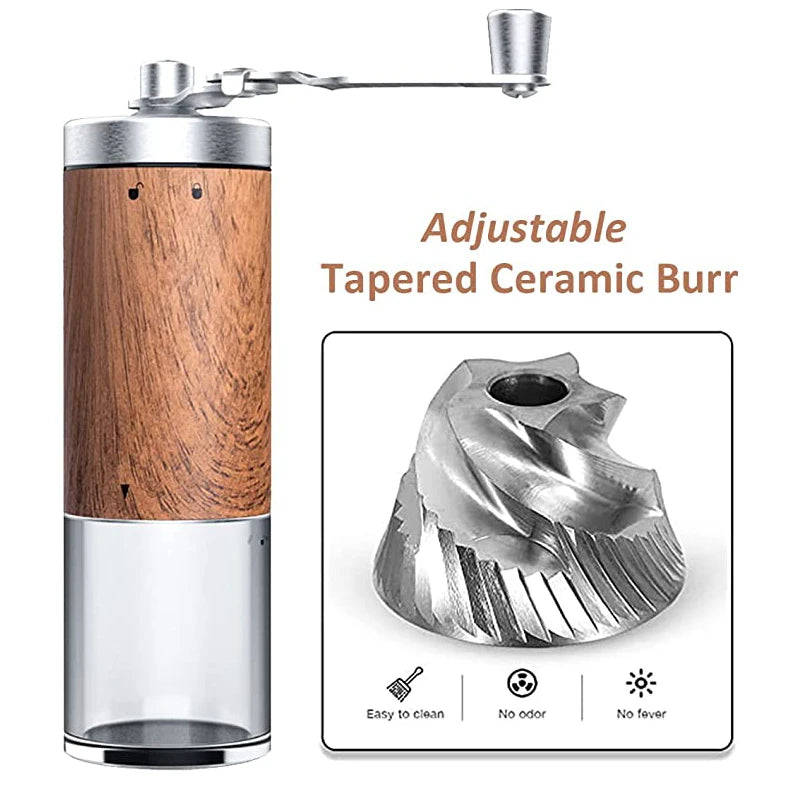 Portable Handheld Stainless Steel Coffee Grinder