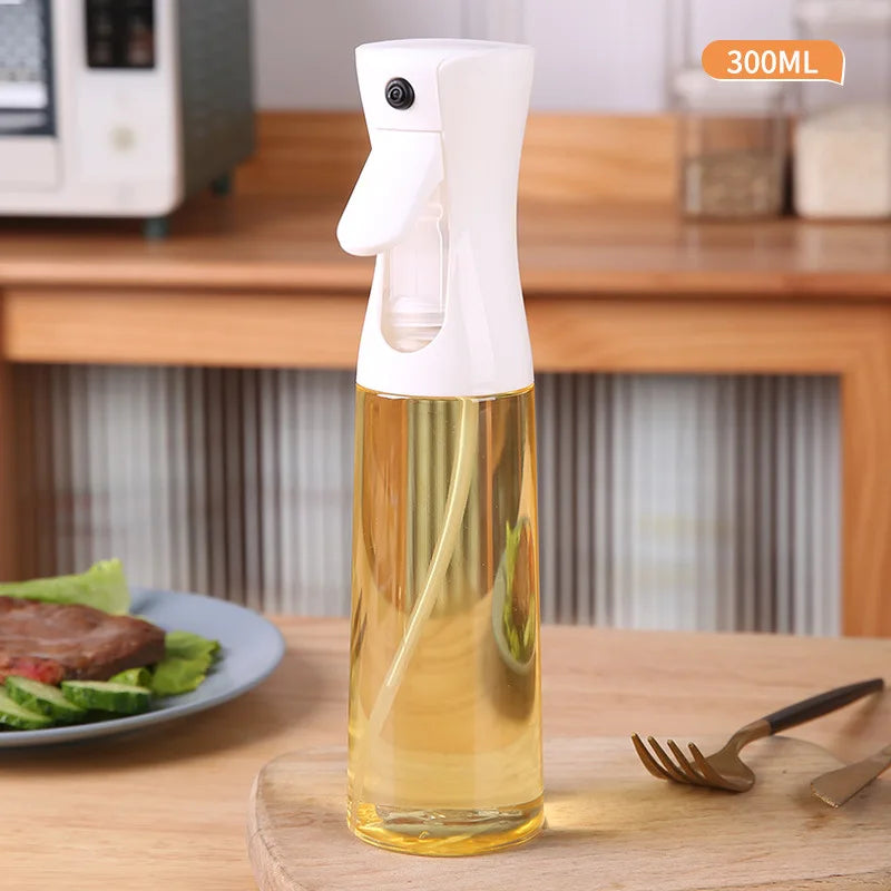 Oil Spray Bottle For Cooking Kitchen Olive Oil Sprayer For Camping BBQ Baking Vinegar Soy Sauce 200ml 300ml  Kitchen Accessories