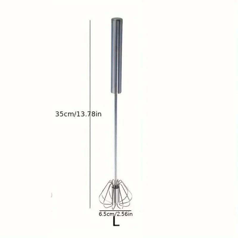 Durable Kitchen Egg Whisk – Semi-Automatic Mixer