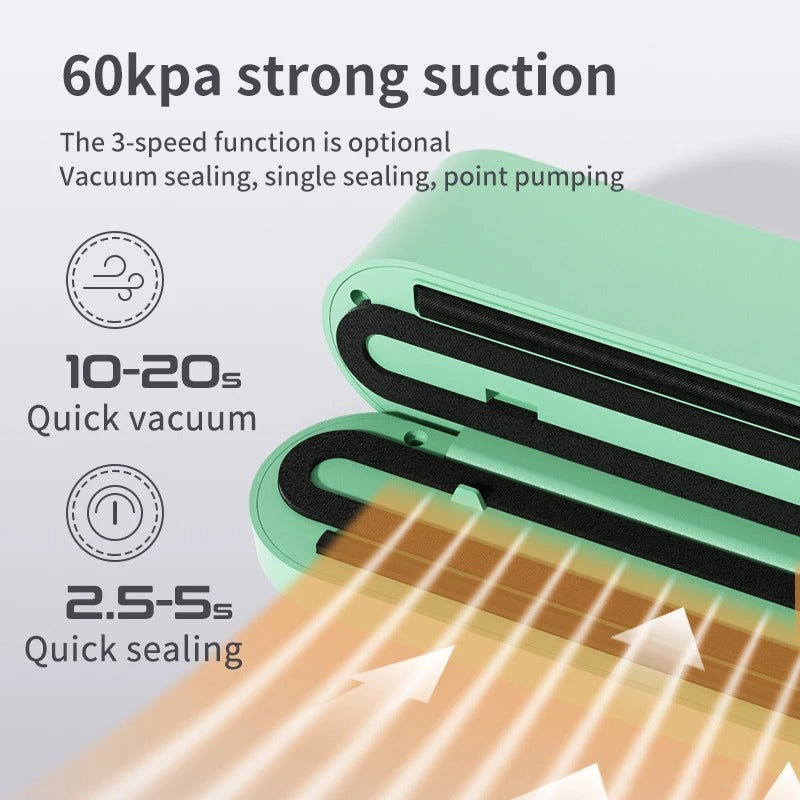 Portable Wireless Automatic Vacuum Sealing Machine